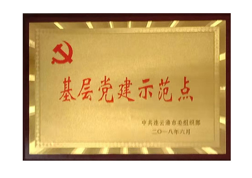 2018年榮獲連云港市委組織部“基層黨建示范點”